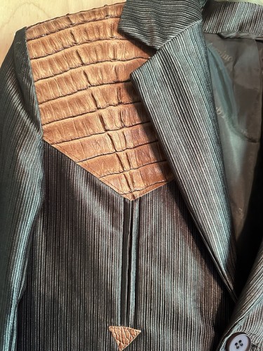 Club Palomino Blazer With Faux Alligator Jr Size 8 - Picture 4 of 13