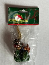 Kurt Adler Cowboy Western Guitar Player Christmas Ornament Small 3in