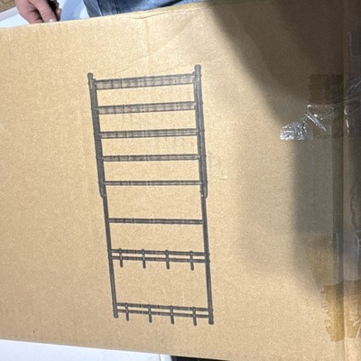 XM 4-Layer Metal Stackable Freestanding Shoe Rack Organizer 77.5cm x 56cm