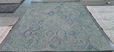 IVORY / SEA BLUE 8'-0'' x 10'-0'' Cut on Rug, Reduced Price 1172795846 IKT631A-8