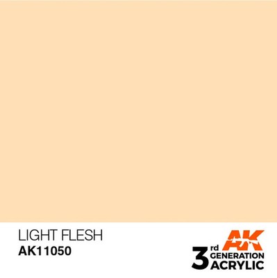 AK Interactive 3rd Gen Acrylic AK11050 Light Flesh 17ml