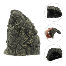 Reptile Hide Cave Basking Platform Aquatic Turtles Amphibian Habitat