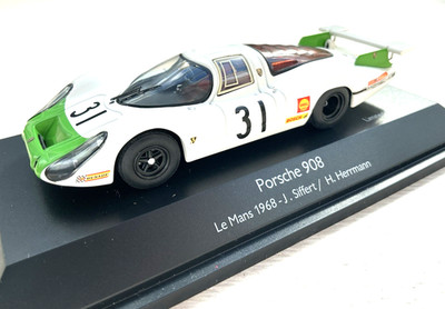 Schuco 45 037 2200, 1:43, Porsche 908 Langheck, J. Siffert/H. Herrmann, OVP