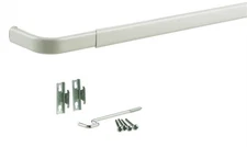 Kenney KN512 Steel White 1 Dia. in. Universal Curtain Rod 48 x 86 L in.