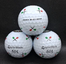 (3) Taylormade TP5 Pix Golf Balls - Darts - 4A/5A