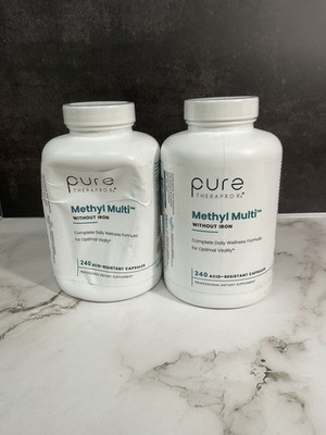 2X Methyl Multi Without Iron Methylated Multivitamin Capsules 240 Count