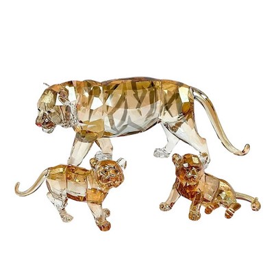 Swarovski Kristall ''SCS TIGER FAMILY'' Neuwertig - Original Boxen & Zert.
