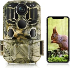 Campark Wildlife WiFi Trail Camera 1296P 24MP Hunting Game Camera Night Vision
