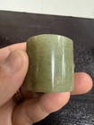 Lovely Antique/ Vtg. Chinese HK Export Jade Carved Thumb Ring — photo 10