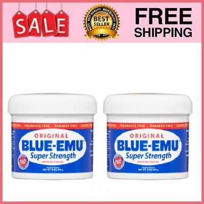 2 Pack Blue-Emu Original Super Strength Cream for Muscles & Joints, 12 oz Pk