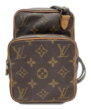 Louis Vuitton Brown Mini Amazon Shoulder Bag M45238 Adjustable Strap SN1615