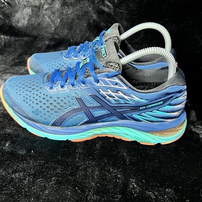 Asics Gel-Cumulus 21 G-TX 1012A487 Womens 7 Running Shoes Midnight Blue Sneakers