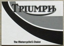 TRIUMPH Motorcycles Bonneville Tiger Trail Thunderbird Sales Brochure 1980-81