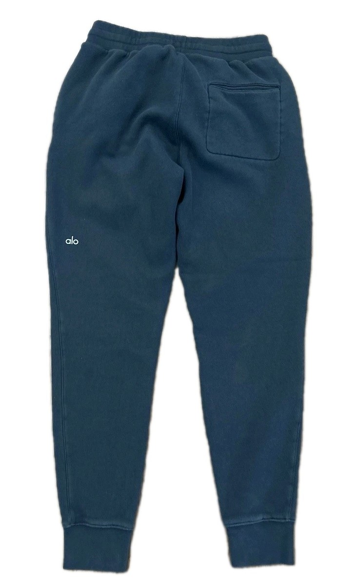 ALO Fleeced Joggers Sweatpants Mens Medium Gray 30x32 Zip Pockets