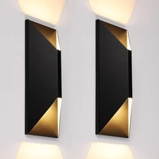 LEONLITE Dimmable LED Up Down Wall Light, 100-277V, CRI 90+, UL Listed IP65 Wate