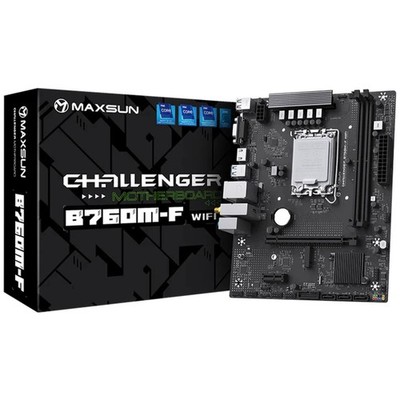 Motherboard MAXSUN Challenger B760M-F WiFi LGA  1700 DDR4 MS-CHA-B760M-F-WIFI
