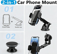 1PCS-New Universal Suction Cup Car Phone Holder US