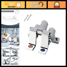Hands-Free Brass Foot Pedal Faucet Valve - Double Control for Kitchens, Labs  H