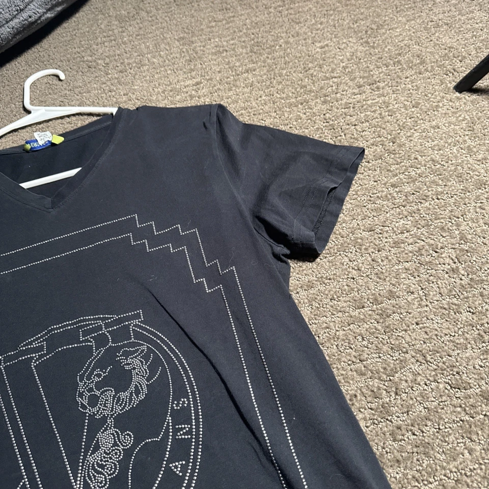 Camiseta Versace Jeans Hombre Media Manga Talla M Negra Foto 4 de 4