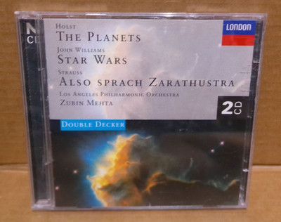 Holst The Planets John Williams Star Wars Strauss Zubin Mehta London 2 CD Set