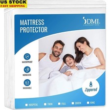 Waterproof Mattress Protector Pad Bedwetting Incontinence Pet Dander Twin Size