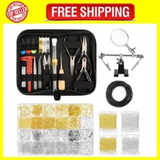 Jewelry Making Supplies for Adults, Permanent Jewelry Starter Kit with Tools,...