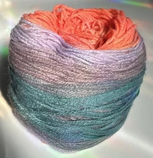 1 LEFTOVER MANDALA in PEGASUS by Lion Brand 2.96oz approx 329yds Acrylic Yarn