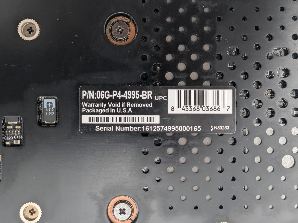 EVGA GeForce GTX 980 Ti 6GB GDDR5 Video Graphics Card 06G-P4-4993-KR *READ* - Image 3 of 4