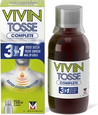 Tosse Complete - 150 Ml. Sciroppo per Mal Di Gola, Tosse Secca E Tosse Grassa a 