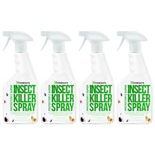 XTERMINATE PROTECTOR C INSECTS BED BUG FLEA MOTH KILLER SPRAY TREATMENT 4 x 1L 6.99 per litre