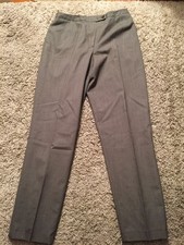 Women's Harve Benard Gray 100 Wool Pants W/ Lining, Size 10
