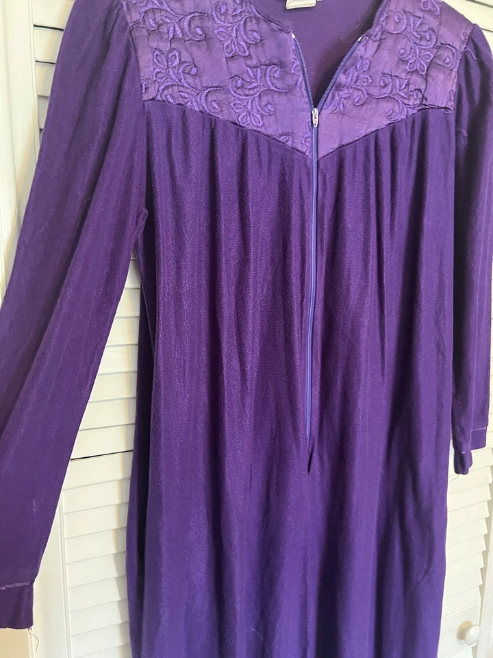 EDICIONES BÁSICAS Para Mujer Talla Pequeña S Bata Vestido de Salón Casa Vestido de Noche De Colección Foto 4 de 4