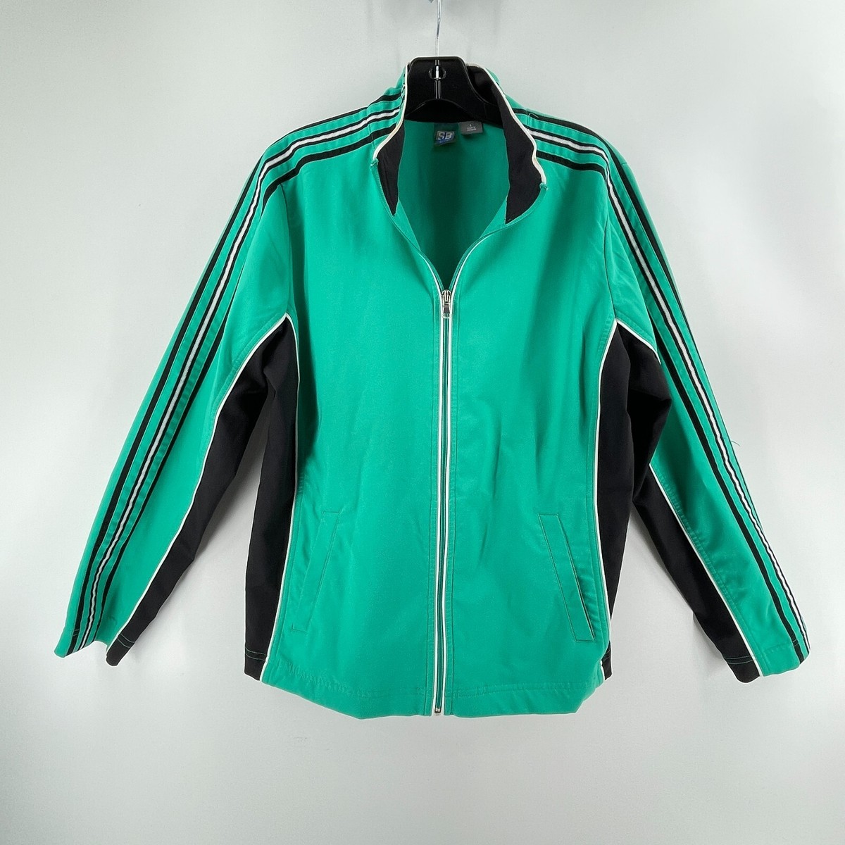 greenclothing 　OGA JAKET Lsize Women's SJB Active Wear Long Sleeve Full Zip Jacket Green