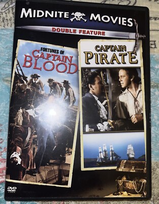Fortunes of Captain Blood & Captain Pirate, DVD Good FREE Shipping 