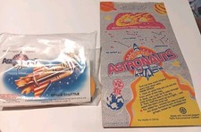 Mcdonalds/YOUNG ASTRONAUTS SPACE SHUTTLE Happy Meal Toy  Bag - MINT CONDITION 