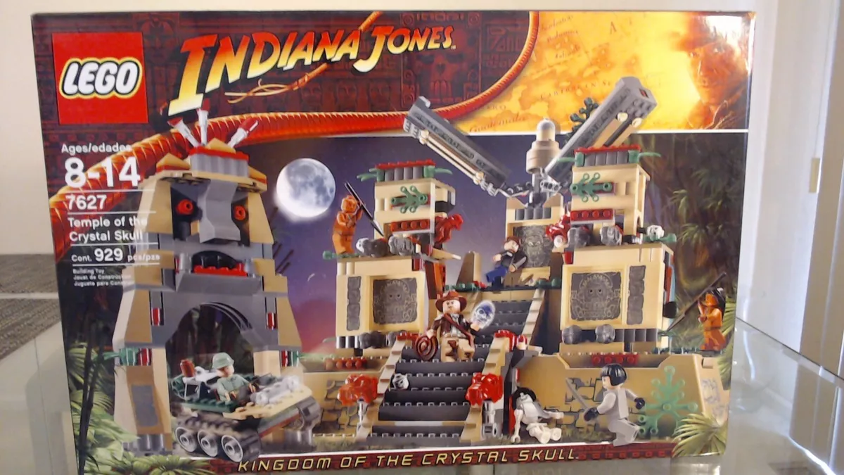 2008 LEGO 7627 INDIANA JONES Temple Crystal Skull SEALED Retired Sealed Unopened