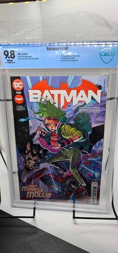 BATMAN #108 -- CBCS 9.8 -- 1ST FULL MIRACLE MOLLY