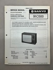 Sanyo 91C500 Original Service Manual Free Shipping