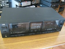 JVC TD-W301 Dual Deck Cassette Recorder Tested Great Working Condition