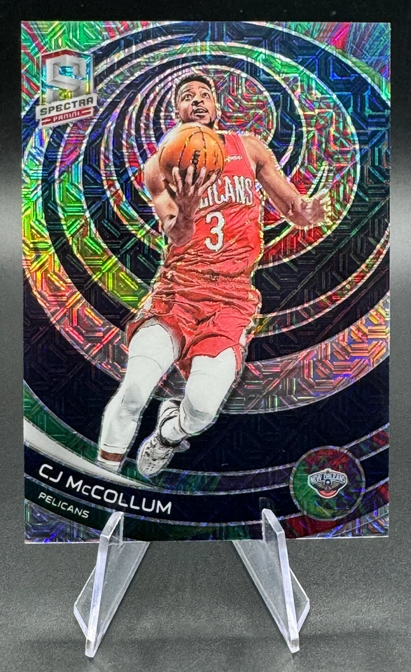 2022-23 CJ McCollum /25 Panini Spectra Meta Mojo Prizm #33 | Pelicans - Image 3 of 3