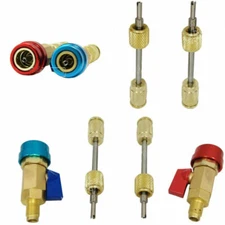 Car Air Condition R134a A/C 1/4" SAE Valve Core Needle Remover Installer Tools