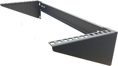 4U Folding 19 Inches Cold Rolled Steel Wall Mountable Simple Vertical Rack and N