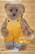Ashton Drake Bear 1996 Bartholomew w/Goldfish "Mommy Can I Keep It" w/Stand