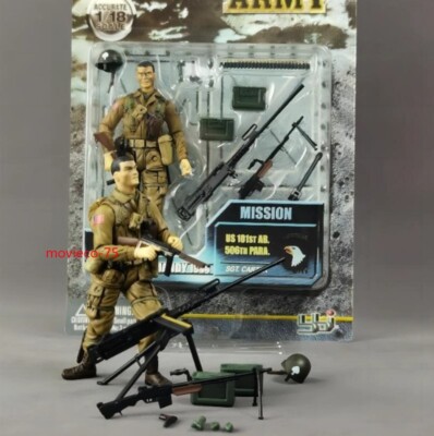 BBI Elite Force 1:18 WWII Army 1944 US 101st AB. 506TH PARA 3.75