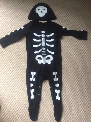 asda skeleton onesie