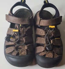 Keen Kids Brown Leather Newport Ankle Strap Waterproof Outdoor Sandals Size US 1