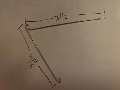 100 Pack Spinnerbait Wire Forms "New" .035 Wire fits Do It Molds (3.5 x 2.5)