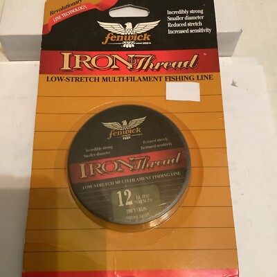 NOS SPOOL FENWICK 12LB 100YDS GREEN LOW-STRENGTH MULT-FILAMENT FISHING LINE