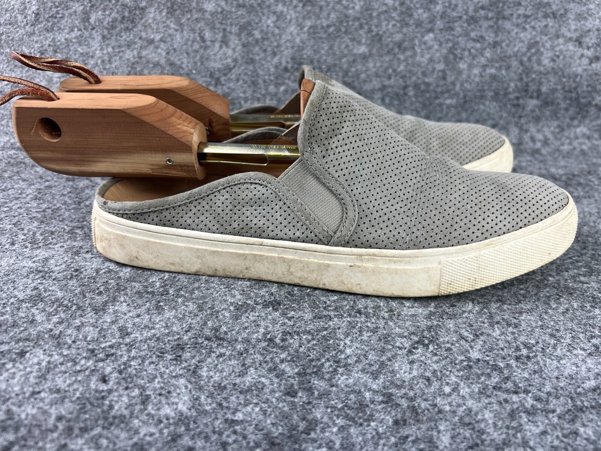 Steve Madden Zima Loafers Women's 9 Gray Perforated Slip On