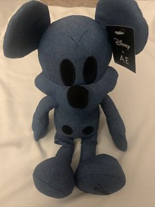 Mickey Mouse âDisney X AEâ Blue Denim American Eagle Special Edition Plush Doll | eBay